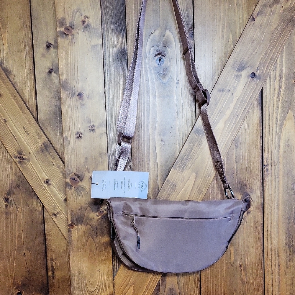Stylish Tan Crossbody Bag